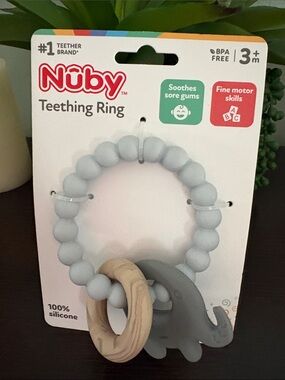 Nuby Silicone Teething Ring